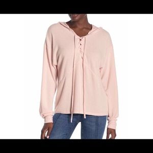 NWT Project Social T lace up hoodie